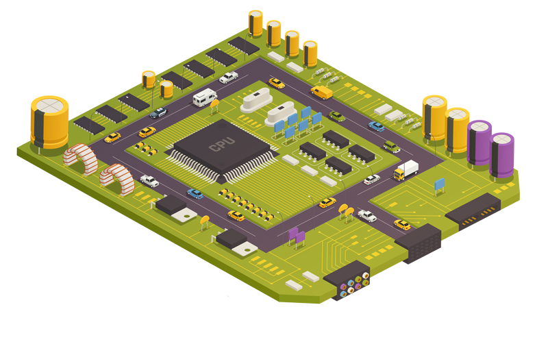 labad-electronic-components-smart-city-board